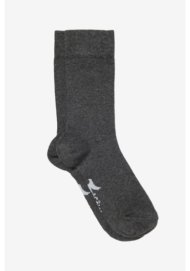 Erkek Grı-lacı-beyaz Pamuklu 5'li Paket Soket Çorap Grı-lacı-beyaz