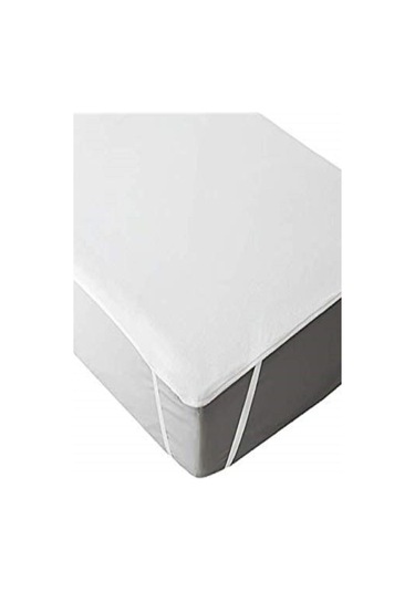 Bebesi 70x110 Cm Sıvı Geçirmez Bebek Pamuk Alezi Beyaz