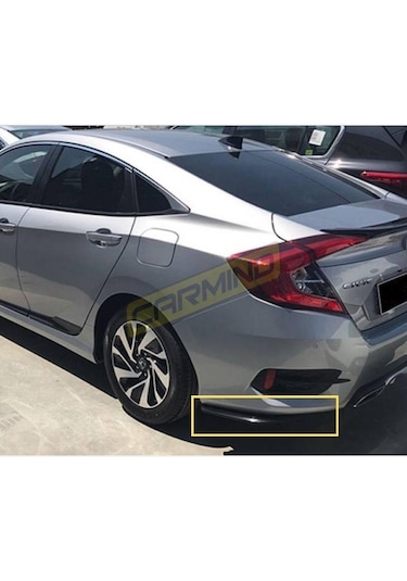 Honda Civic Fc5 Ön Ve Arka Tampon Altı Flap 2016-2019
