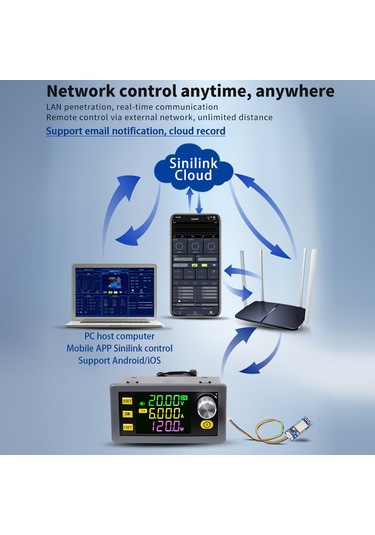 Yifomall "6a Güneş Şarjlı Programlanabilir Dc Güç Kaynağı - Mppt, Modbus, Renkli Ekran"