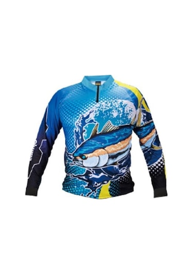 Okuma Tuna Fishing Jersey M Beden Çok Renkli