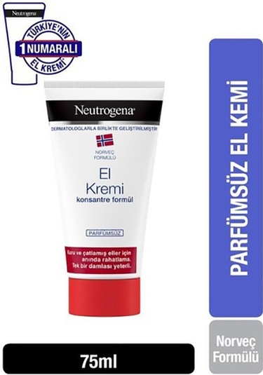 Neutrogena El Kremi Parfümsüz 75 ML