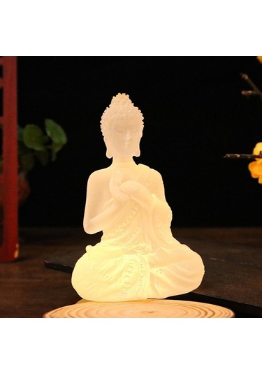 Opulentliving Reçine Buda Heykeli, Zen Feng Shui, Ev Dekorasyonu, Meditasyon, Yoga Stüdyosu, Hediye Stil B