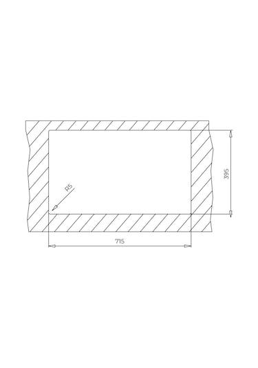 Teka Square 72.40 Tg Tek Hazneli Tezgahaltı Tegranite Eviye - Avena Bej - 115230017