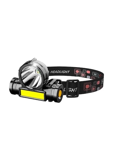 3w Cob Led Güçlü Kafa Feneri Şarjlı