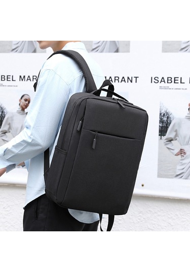 Maiyame Usb Şarj Portlu 14l Hafif Yüksek Kapasiteli İş/seyahat Çanta - Gri 28x12x41cm