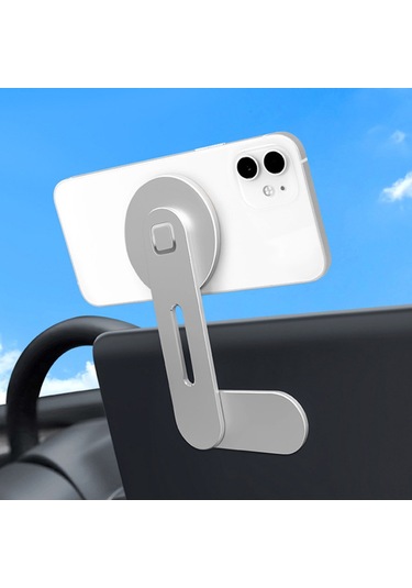 Wezone Mıknatıslı Araç İçi Telefon Tutucu - Alüminyum Alaşım, Mavi Renk Seçeneği