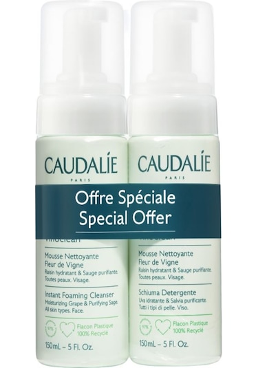 Caudalie Vinoclean Yüz Temizleme Köpüğü 2 x 150 ML