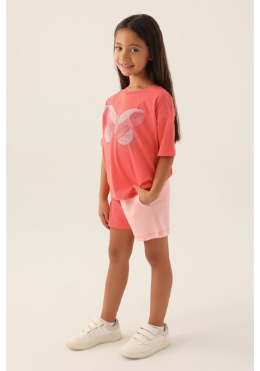 Rolypoly Colour Butterfly Coral Kız Çocuk Şort Takım 5274-42960 Eflatun