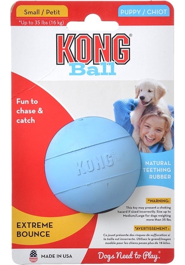 Kong Ball Delikli Yavru Köpek Oyun Topu Small