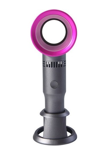 Yeni Yapraksız Mini Fan Yaratıcı El Taşınabilir Usb 8417 Pembe