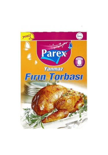 Parex Yanmaz Fırın Torbası 8"Li Çok Renkli