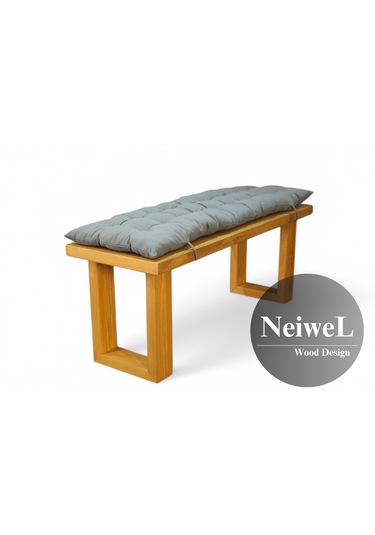 Neiwel Garden Sui Doğal Ahşap Bank Ahşap