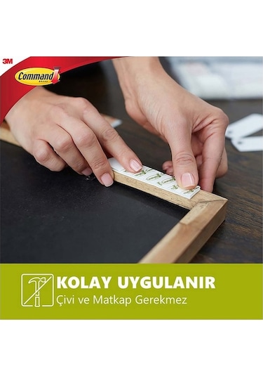 3M Command 17201-4PK Cırt Bant Orta Boy