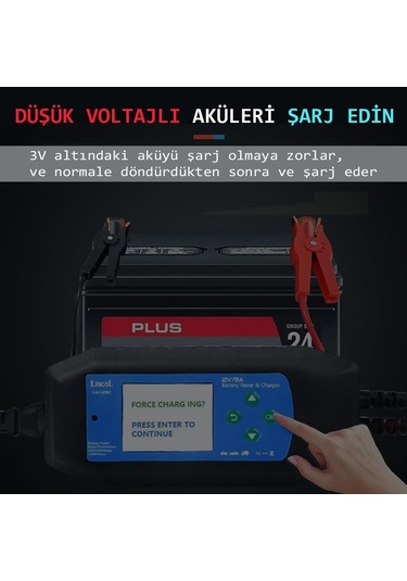 Lancol Akü Test Ve Sarj Cihazi 12v/8a Cat-280