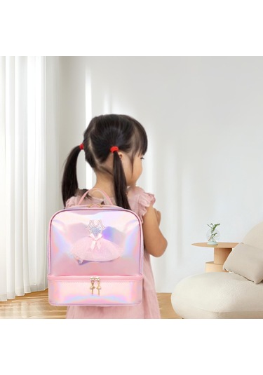 Suntek Bale Dans Sırt Çantası Günlük Spor Jimnastiği Için Pembe