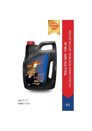 Doill Tesla 10W-40 API SL/CF ACEA A3/B4 Yarı Sentetik Motor Yağı 4 L