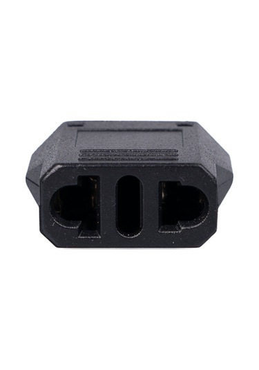 Ekılıf - Priz Çevirici 2 Li Priz Çevirici - Siyah - T11711 Siyah