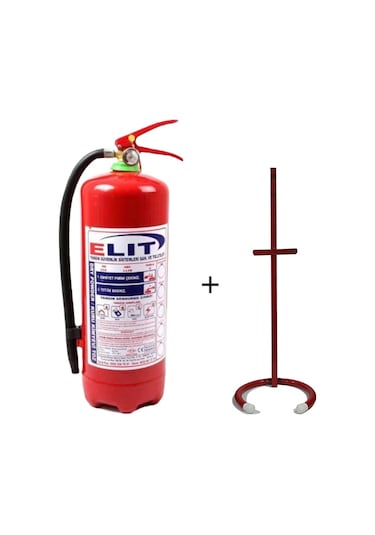 Ruhsata Uygun KKT Yangın Söndürme Tüpü 6 KG + Yangın Söndürme Tüpü Askılığı