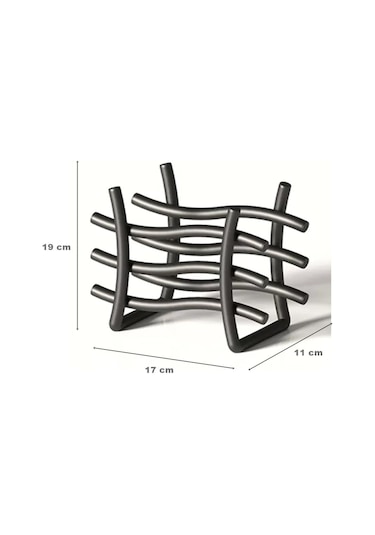 Tekno Tel Mg-305 Mutfak Tezgah Üstü Peçetelik Siyah