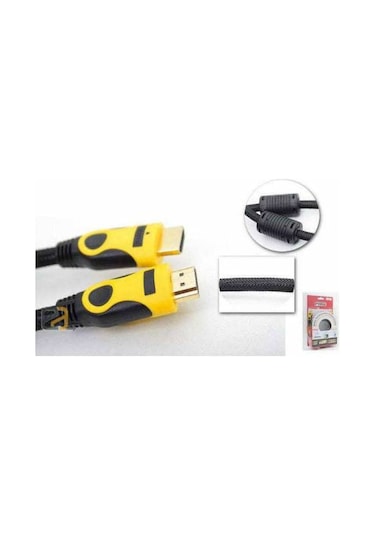 Platoon HDMI Altın Uçlu Kablo Filtreli İpli Kablo 5 M