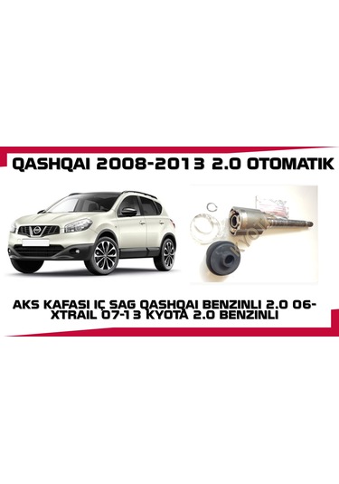 Qashqaı 2.0 Benzınlı Ic Aks Kafası X-traıl Mr20 Otomatık