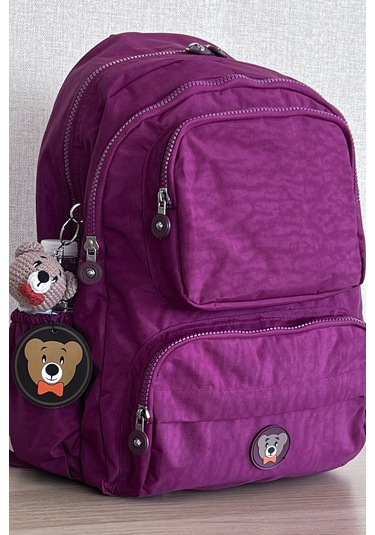 Nemo Group Bordo Okul Seyahat Sırt Spor Çantası