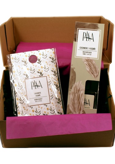 Pisa Kaşmir Bambu Çubuklu Oda Kokusu 100 ML + Kaşmir Oda Kesesi 20 G