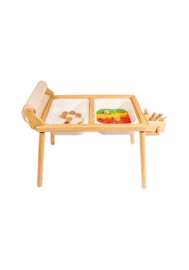 Woodnjoytoy Woodnjoy Masif Ağaç Aktivite & Çalışma Masası