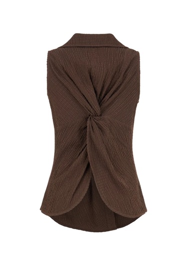 N25yn6132 Nocturne Bluz Kahve Rengi