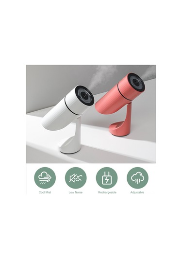 Neevoyu Usb Ev Ve Araç Kullanıma Uygun Mini Masaüstü Nemlendirici, 360 Eşit Nemleme, Gece Lambası Ve 2 Sprey Modu Yeşil