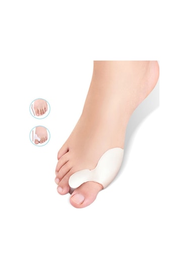 Ayak Bunyon Başparmak Kemik Koruyucu Makaralı Yastık 2'li Set