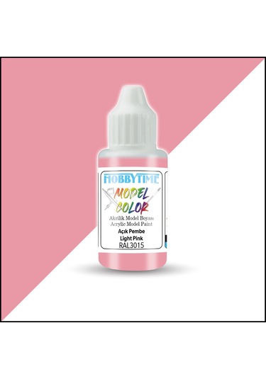 Hobbytime 452 18 Ml. Ral3015 Açık Pembe Light Pink , Akrilik Model Boyası