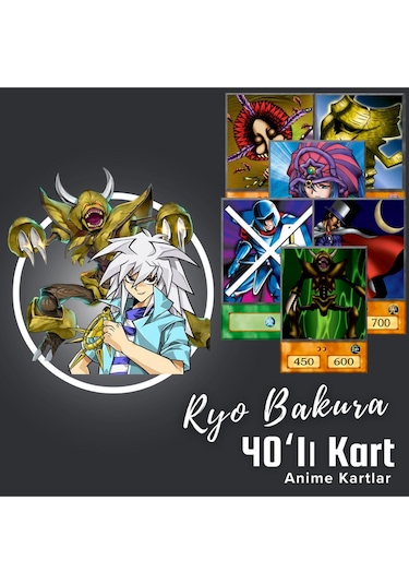Yu-gi-oh Ryo Bakura 40'lı Anime Deste