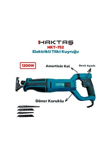 Haktaş HKT-752 1200W Tilki Kuyruğu