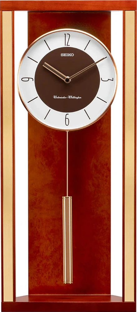 Seiko Clock Qxh068z Duvar Saati Kahverengi