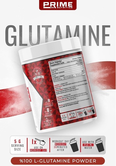 Prime Nutrition L-glutamine 300 Gram - Glutamin