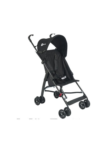 Be-be Basic Pratik Baston Bebek Arabası Siyah Siyah