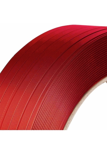 Teknopak 12 Mm X 0,70 Mm 1750 Metre Kırmızı Polyester Çember Şeri