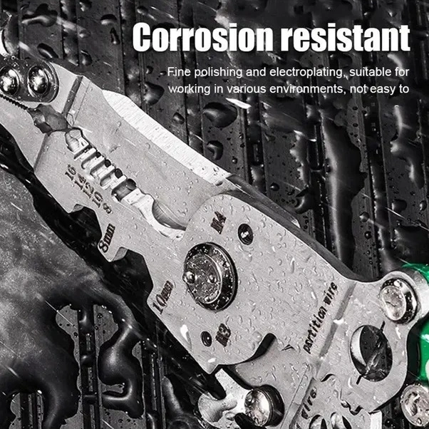 Trendooze Yeşil Katlanır Kabuk Soyucu, Sıkma Pensesi Ve Şarj Ölçer Seti 18in1