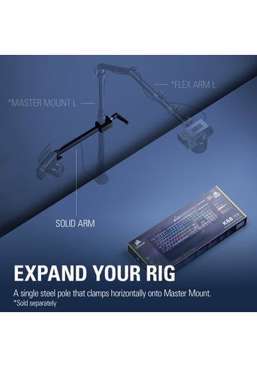 Elgato 10aag9901 Multi Mount Solid Arm Yayıncı Ekipmanı