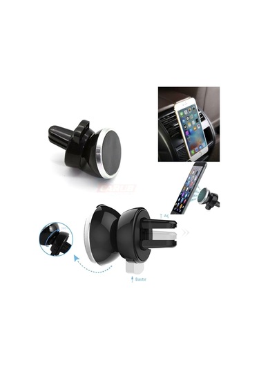 Carub Oto Telefon Tutucu Izgaraya Geçmeli Mıknatıslı 360