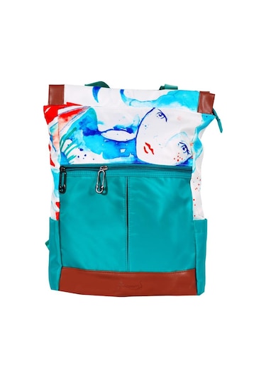 Anemoss Denizci Kız Laptop Sırt Çantası Çok Renkli