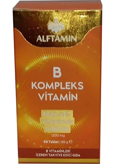 Alftamin B Vitamin Kompleksi 1100 Mg 60 Tablet