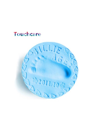 20g Bebek Bakımı Hava Kurutma Yumuşak Kil Bebek El İzi Ayak İzi Kiti Döküm El Parmak İzi