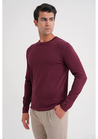Efor Tr 888 Triko Slim Bordo Bordo