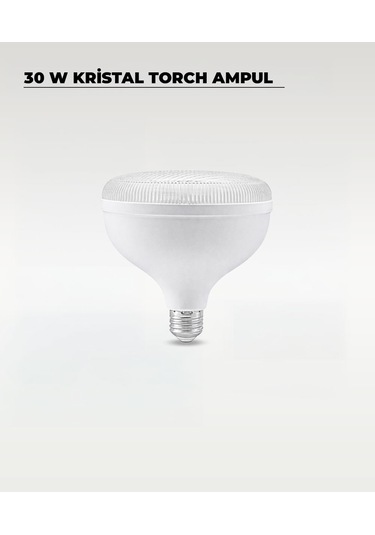 30w Kristal Torch Led Ampul Beyaz Işık