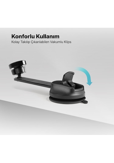 Ttec 2TT39 EasyDash Pro Araç İçi Telefon Tutucu