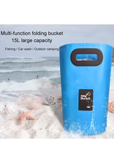 Sones Outdoor Taşınabilir Katlanır Lavabo Pvc Katlanır Kova, Kapasite: 15l Kırmızı Gül Kırmızı