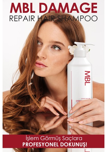 Mbl Damage Repair Şampuan İşlem Görmüş Yıpranmış Saçlar İçin Özel Bakım Şampuanı 500ml Tüm Saç Tipleri